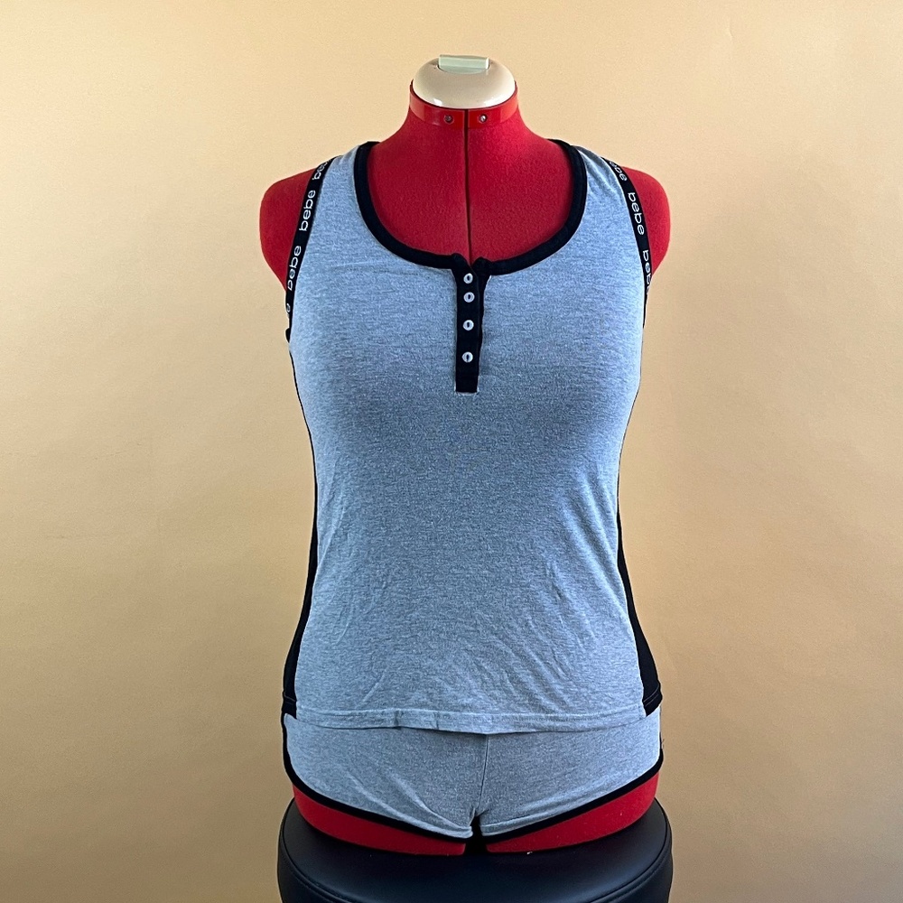 Grey BEBE Sleepwear Set, Medium
